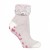 Heat Holders Home Women's Thermal Slipper Socks (Pink Hearts)