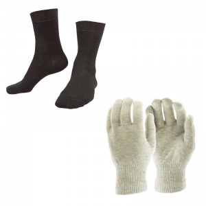 Raynaud's Disease Silver Gloves & Silver Socks Bundle