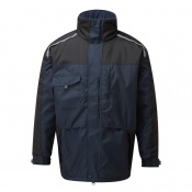 TuffStuff 299 Navy Cleveland Water-Resistant Fleece-Lined Winter Jacket