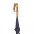 Gents' Black Canopy Umbrella with Bamboo Handle