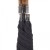 Gents' Black Canopy Umbrella with Bamboo Handle