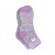 Heat Holders Purple Women's Thermal Fluffy Ankle Socks (Pack of Three Pairs)