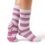 Heat Holders Pink/Grey Women's Thermal Slipper Socks (Pack of Three Pairs)