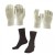 Raynaud's Disease Silver Gloves & Silver Socks & Silver Fingerless Gloves Bundle
