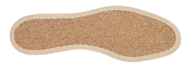 The Cork Sole of the Pascha Insoles Helps to Retain Warmth in Feet