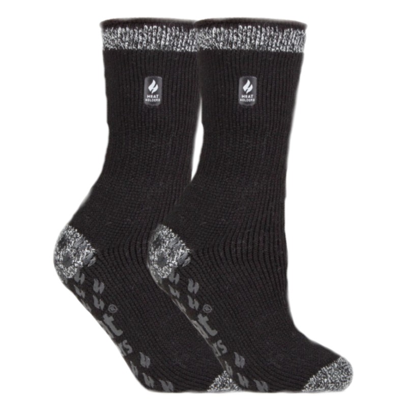 Heat Holders Thermal Slipper Socks For Men & Women - Thick, Warm, Anti-Slip Christmas Design