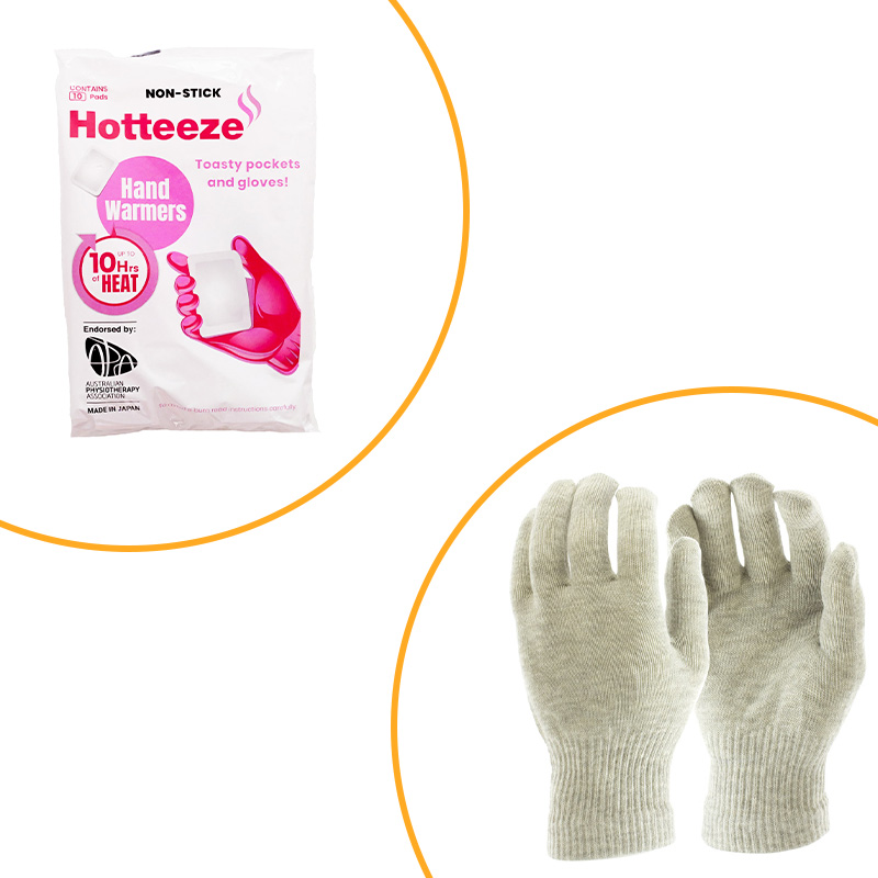 Hotteeze Hand Warmer & Gloves Winter Bundle 