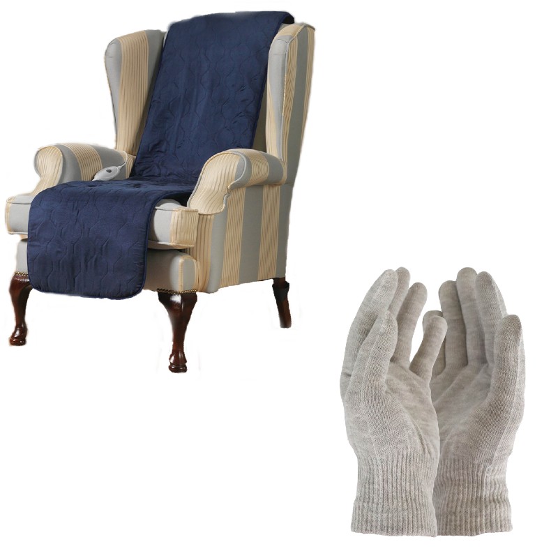 Raynaud's Disease Silver Gloves Homeglow B-Warm Seat Cover