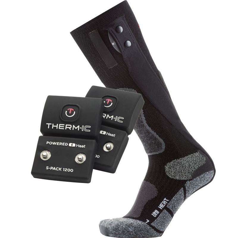 SOCKS ONLY - BATTERIES NOT INCLUDED THERM-IC POWERSOCK HEAT UNI HEATED SOCKS 