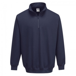 Portwest B309 Sorrento Navy Quarter-Zip Jumper