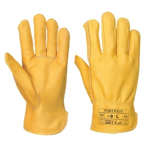 Classic Warm Leather Drivers Gloves