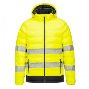 Portwest S548 Hi-Vis Ultrasonic Heated Tunnel Jacket