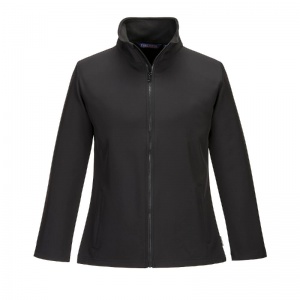 Portwest TK21 Women's Black Print and Promo Fleece-Lined Softshell Jacket