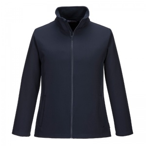 Portwest TK21 Women's Navy Print and Promo Fleece-Lined Softshell Jacket