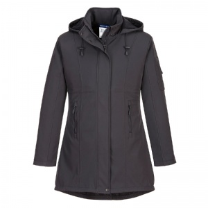 Portwest TK42 Carla Women's Charcoal Grey Winter Softshell Jacket