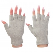 Raynaud's Disease Fingerless Silver Gloves