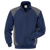 Fristads 7048 SHV Half-Zip Jumper (Navy/Grey)