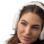 Heat Holders Women's Folding Thermal Ear Muffs (Cream)
