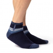 Heat Holders Home Men's Thermal Ankle Socks (Navy)