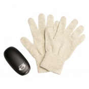 HotRox Double-Sided Electronic Hand Warmer and Raynaud's Disease Silver Gloves Bundle