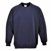 Portwest B300 Roma Navy Crew Neck Sweatshirt