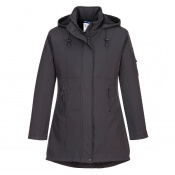 Portwest TK42 Carla Women's Charcoal Grey Winter Softshell Jacket