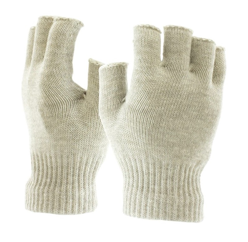 Raynaud's Disease Fingerless Silver Gloves